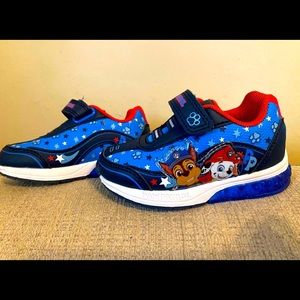 Paw Patrol light up toddler shoes